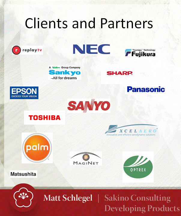 Clients & Partners of Sakino Consulting